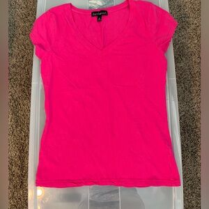 NWOT Pink v neck t shirt